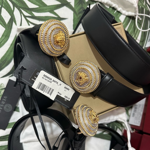 Versace Accessories - Versace Medusa belt